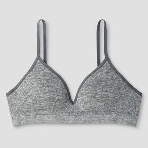 Girls' Seamless Wire-Free Hybrid Bra - Cat & Jack™ Gray 36A NWT